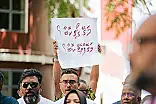 ގޯއްޗާއި ފުލެޓު މައްސަލައިގައި ބޭއްވި މުޒާހަރާ