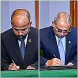 އީސީގެ ރައީސާއި ނައިބު އަދި އޭސީސީގެ ނައިބު ރައީސަށް ރުހުން ދީފި