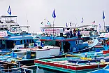 މަސްވެރިން އިހުތިޖާޖު؛ 3 ދޯންޏާއި 3 މީހަކު ފުލުހުންގެ ހައްޔަރަށް