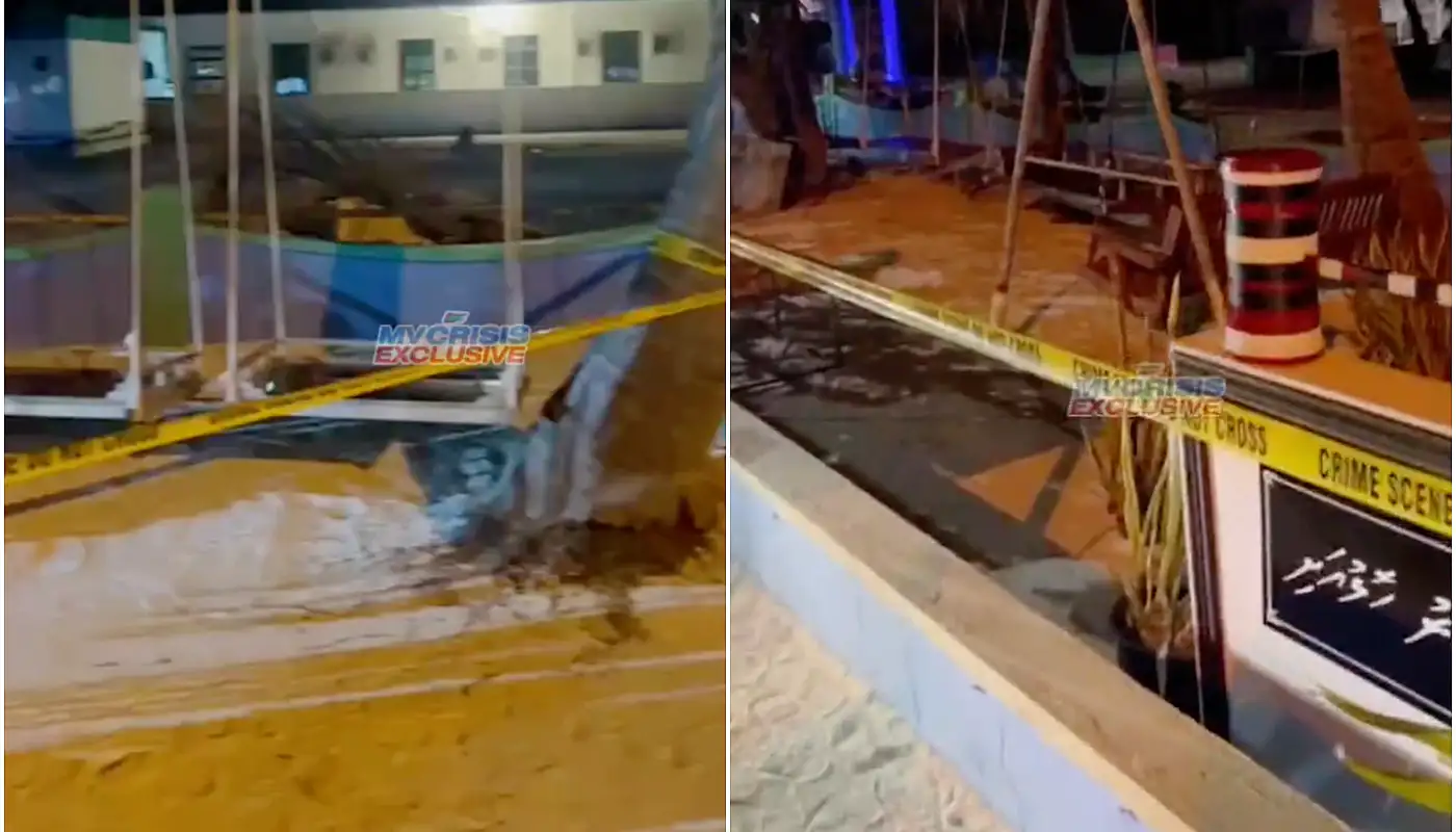 ގެމަނަފުށީގައި ވެސް ބިދޭސީންގެ މާރާމާރީއެއް؛ އެކަކަށް ތޫނު އެއްޗަކުން ހަމަލާދީފި